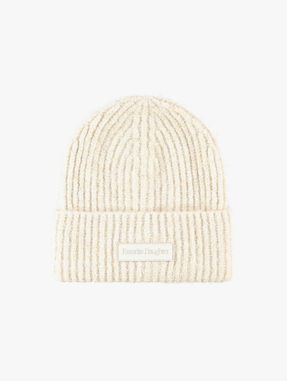 Favorite Daughter THE LOGO PATCH RIB BEANIE‎